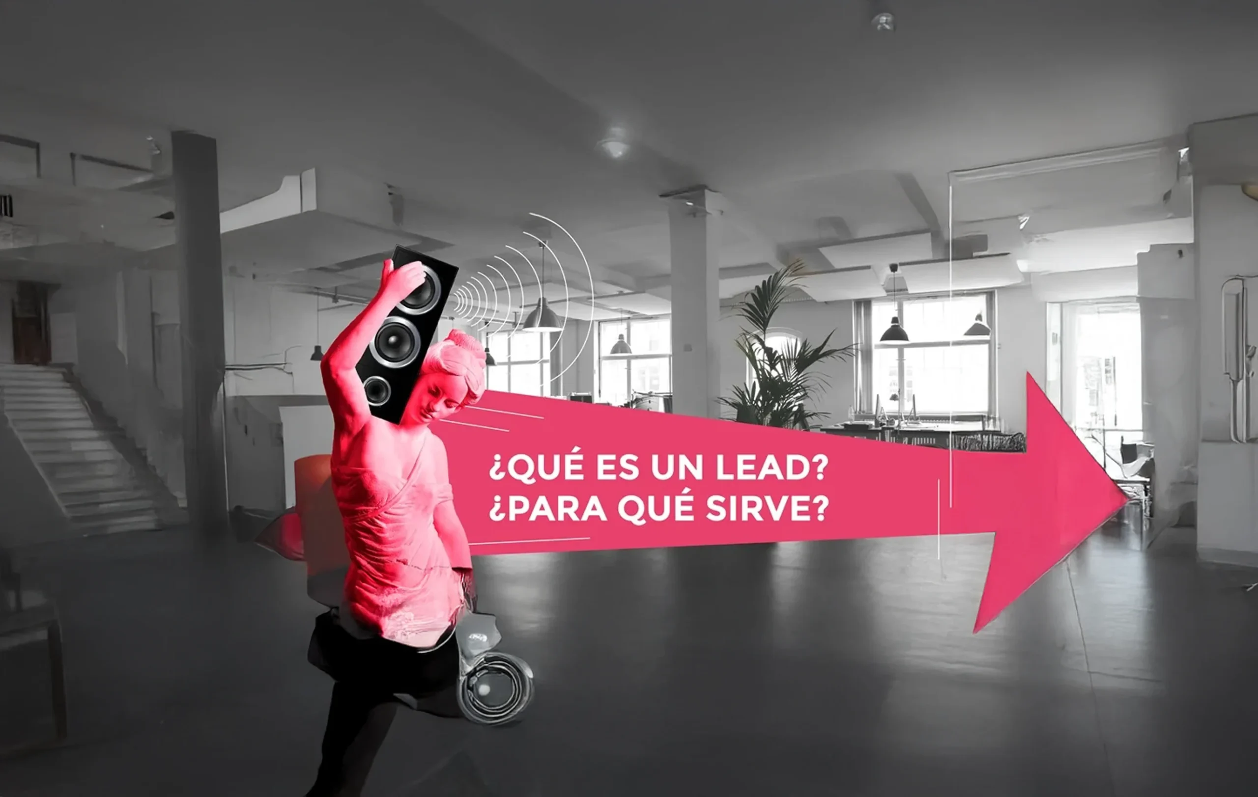 representación visual del proceso de convertir un lead en cliente