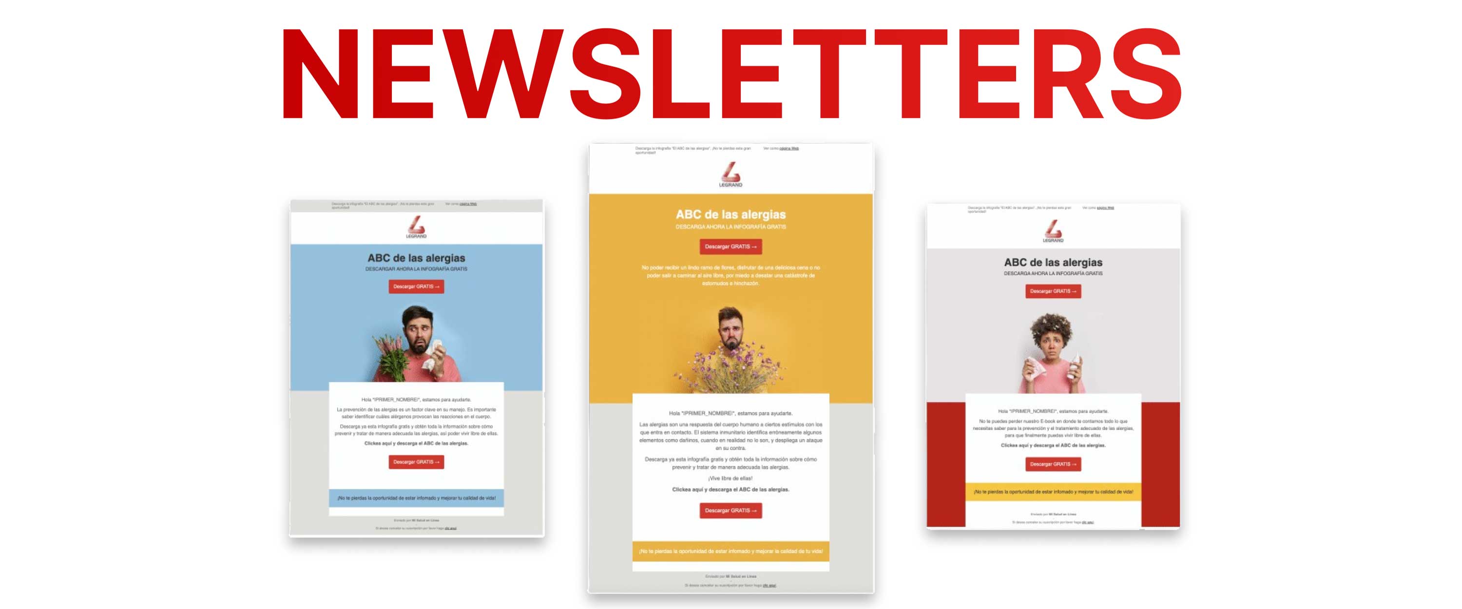 MarkLovers - consultora - marketing - laboratorios legrand newsletters