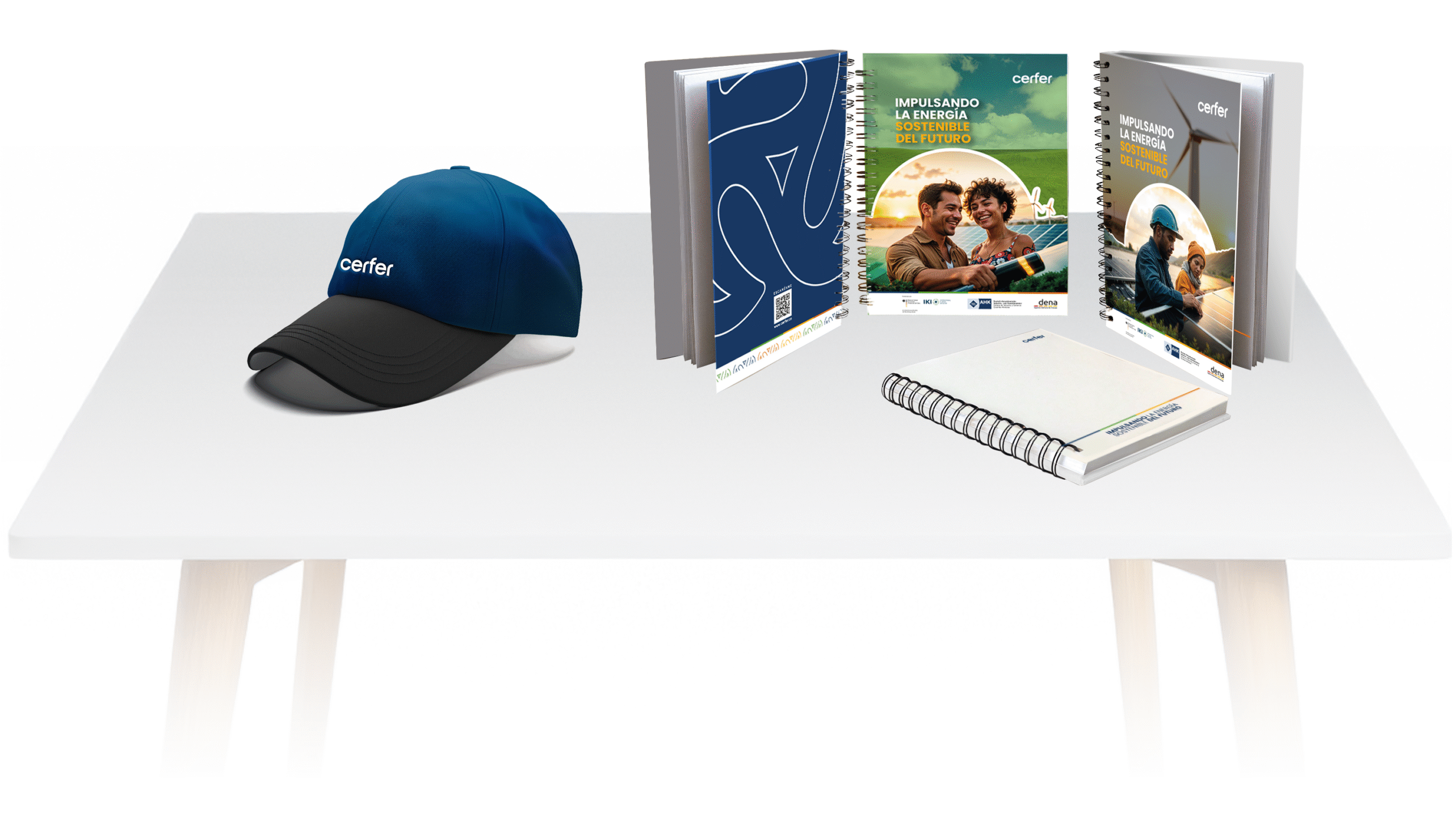 MarkLovers - consultora - marketing - Diseño de gorra y agenda
